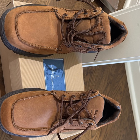 Rockport Tan Leather Men's Boots - Picture 2 of 3
